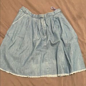 Mini denim French connection skirt